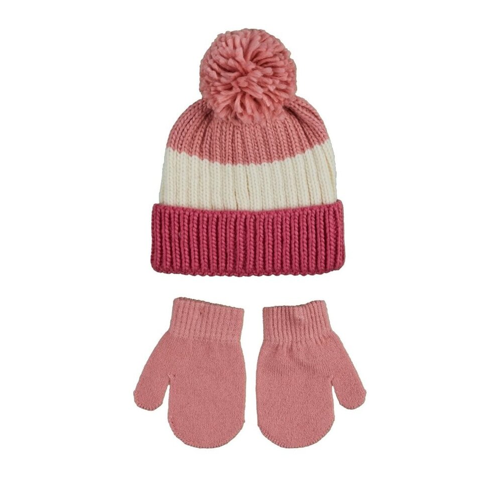 Swiss Tech Toddler Knit Beanie and Mitten Set / One Size / 24 Months and Up